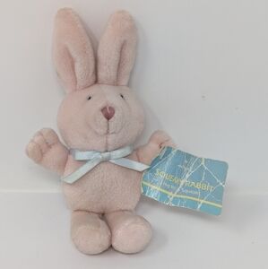 Hallmark Squeaky Rabbit  Bunny Vintage Pink Small